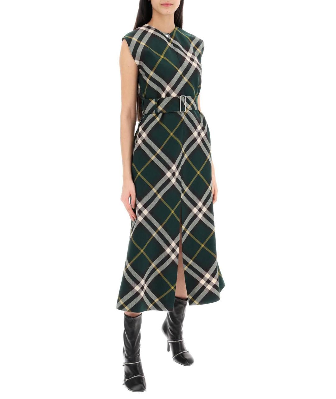 Burberry wrap dress best sale