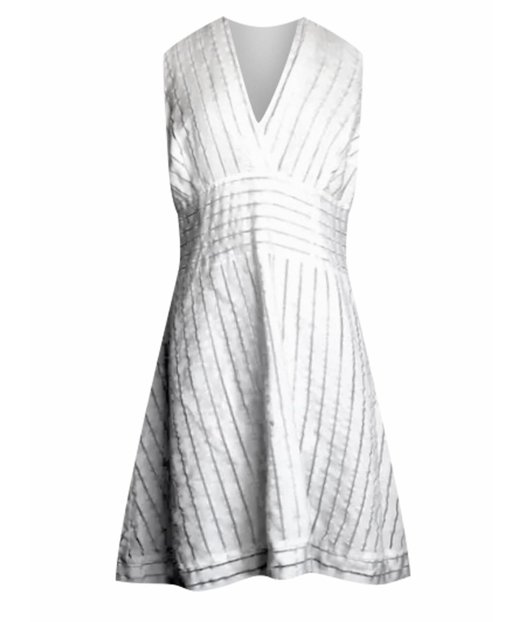 ANDREW MARC NEW YORK Белое вискозное повседневное платье, фото 1