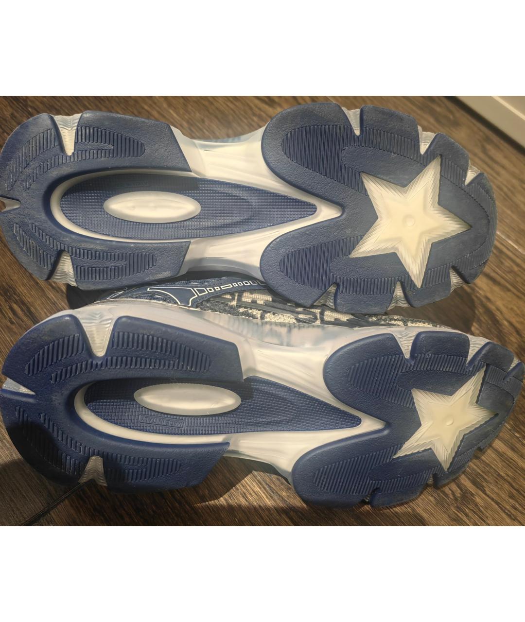 CHRISTIAN DIOR PRE-OWNED Синие синтетические кроссовки, фото 8