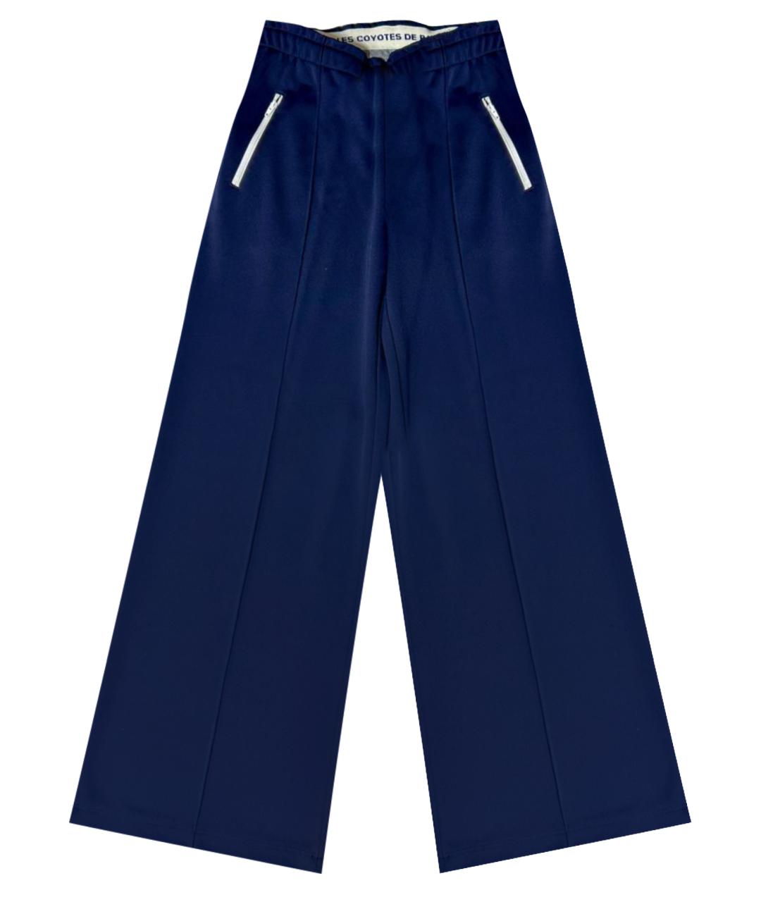LES COYOTES DE PARIS Темно-синие вискозные брюки и шорты, фото 1