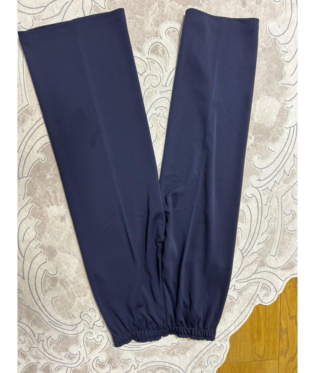 LES COYOTES DE PARIS Темно-синие вискозные брюки и шорты, фото 2