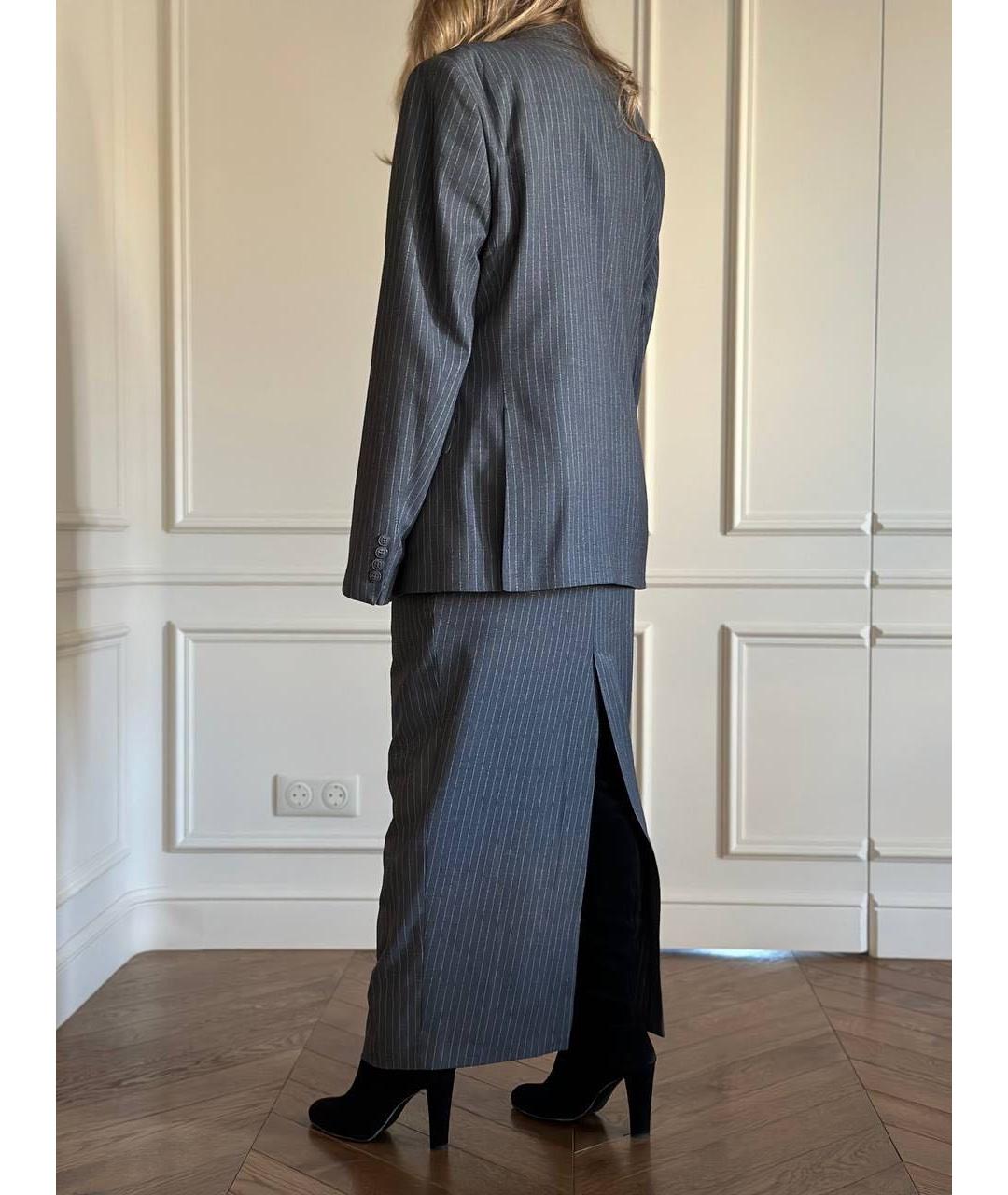 CANALI Антрацитовый шерстяной пиджак, фото 4