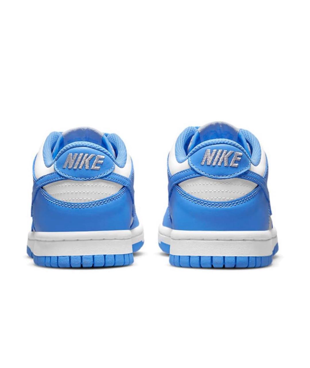 NIKE Голубые кожаные кроссовки, фото 4