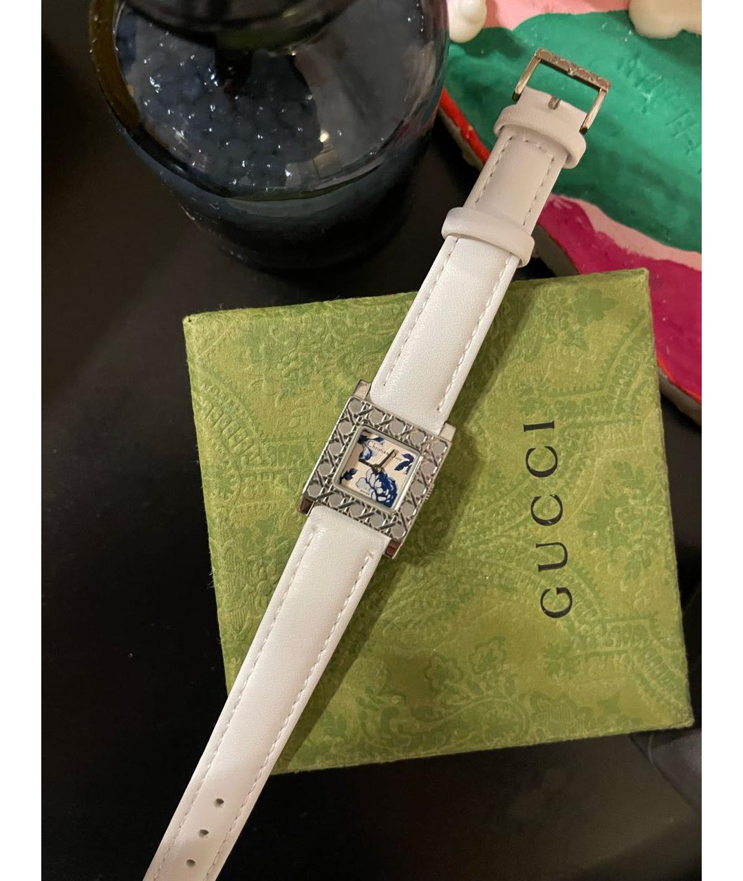 CHRISTIAN DIOR PRE-OWNED Белые стальные часы, фото 2