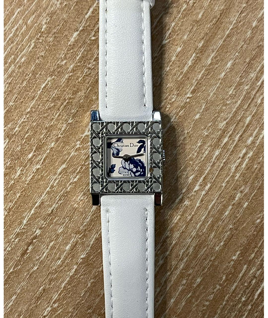 CHRISTIAN DIOR PRE-OWNED Белые стальные часы, фото 7