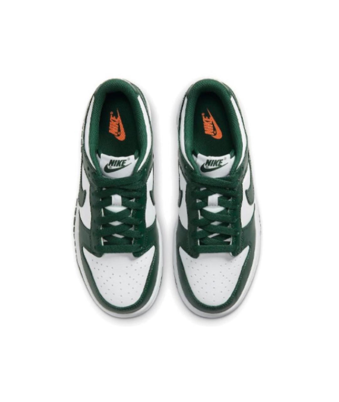 NIKE Зеленые кроссовки из лакированной кожи, фото 3