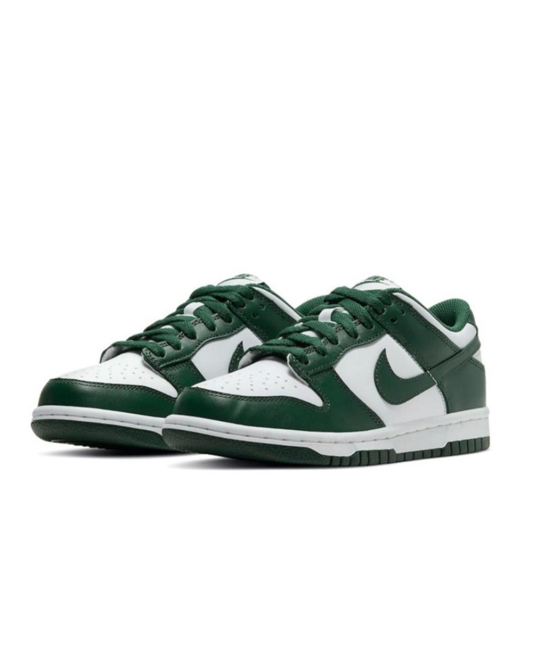 NIKE Зеленые кроссовки из лакированной кожи, фото 2