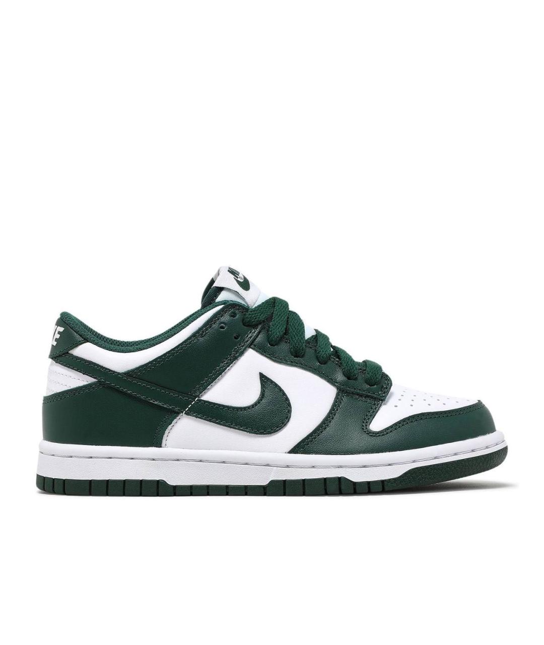 NIKE Зеленые кроссовки из лакированной кожи, фото 1
