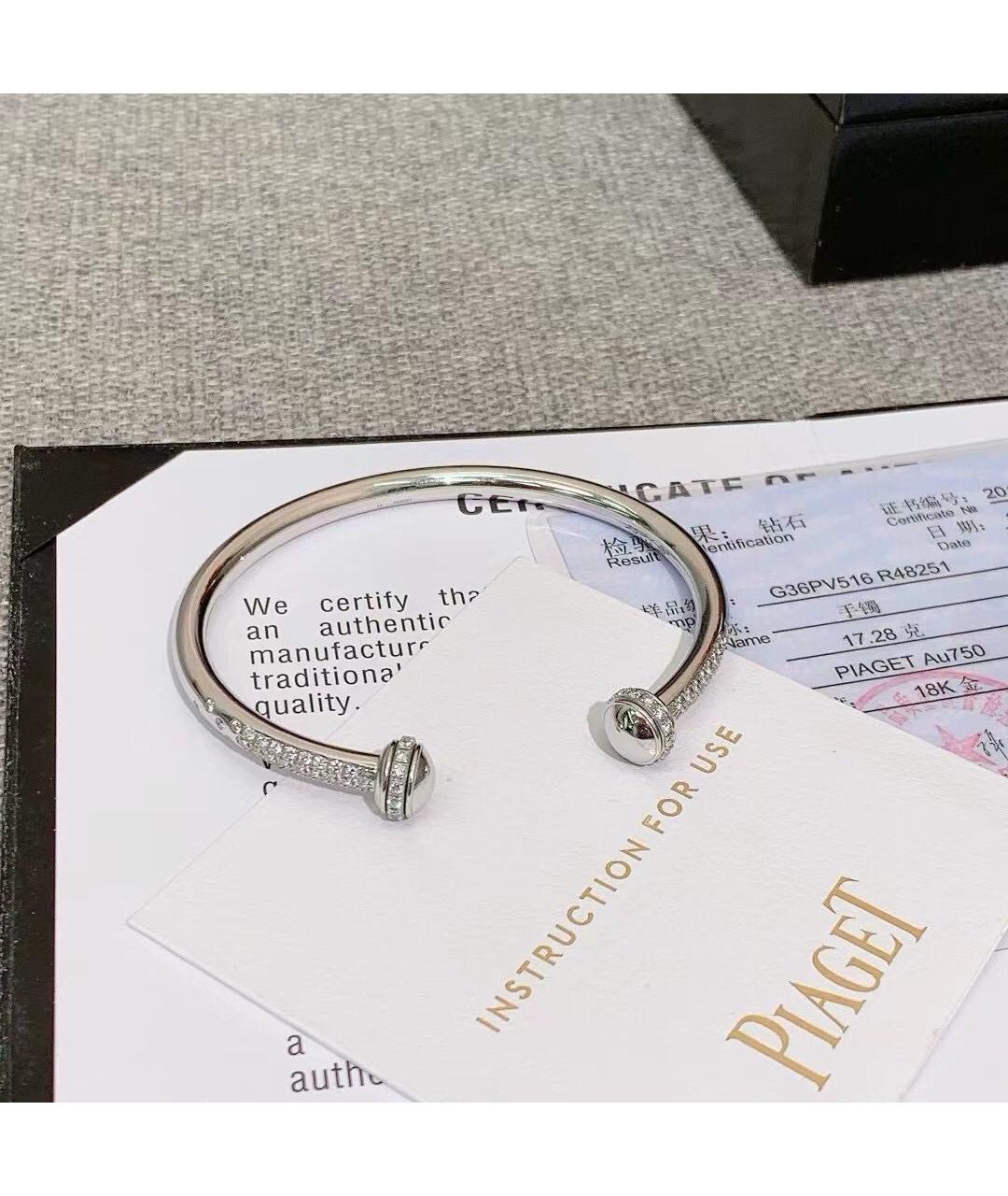 PIAGET Серебрянный браслет из белого золота, фото 4