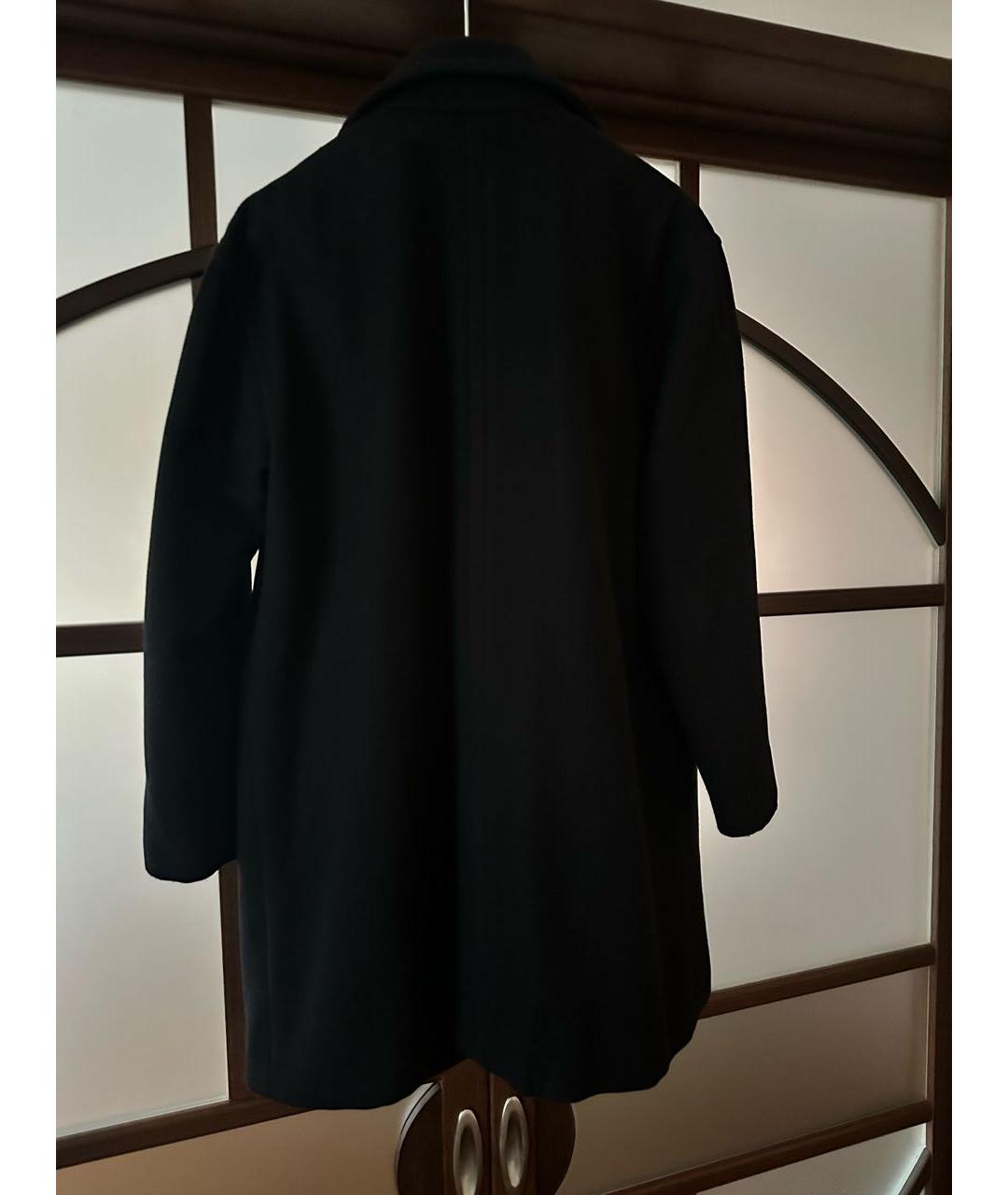 SONIA BY SONIA RYKIEL Черное шерстяное пальто, фото 2