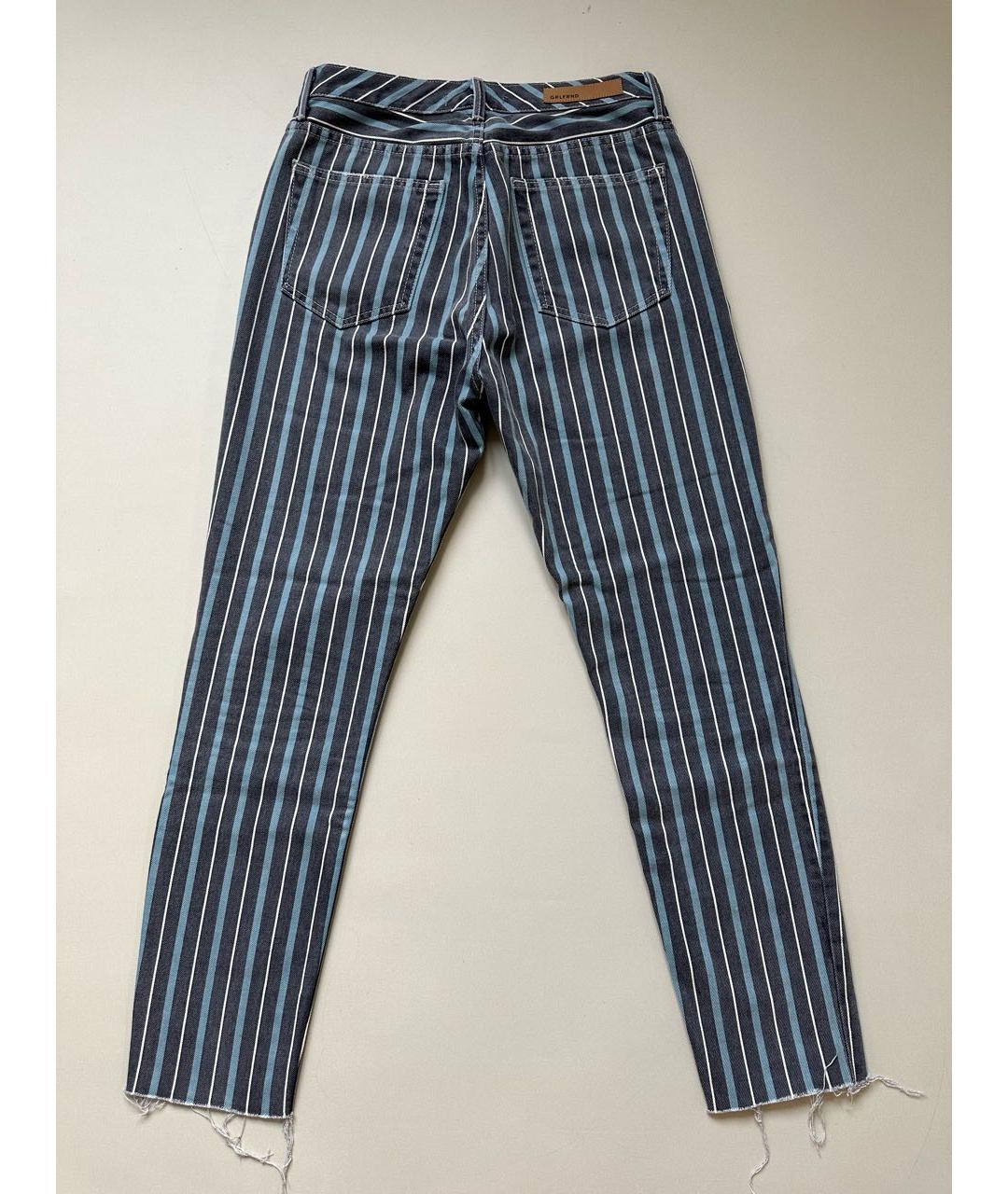 GRLFRND Синие хлопковые джинсы слим, фото 2