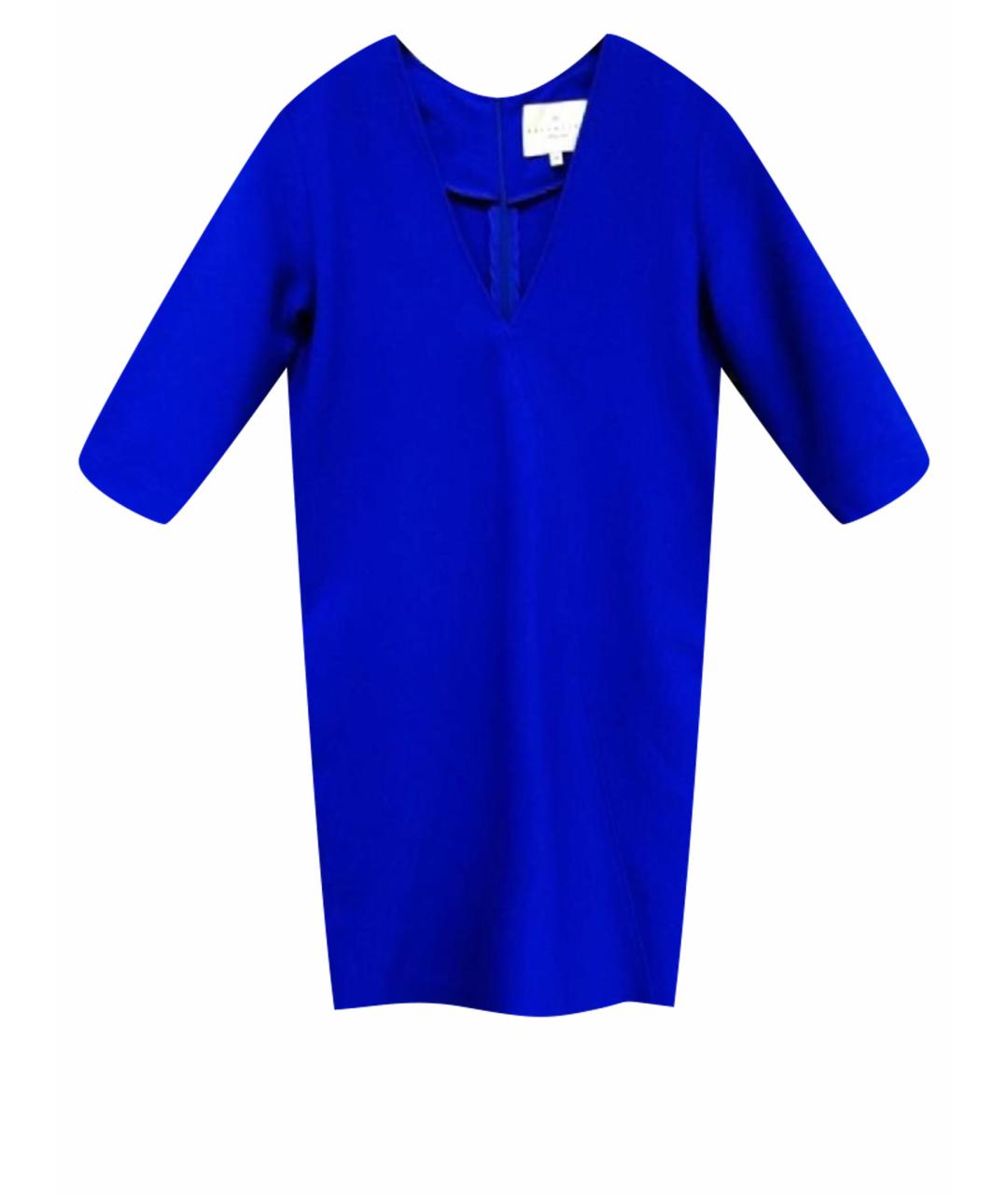 ESSENTIEL ANTWERP Синее полиэстеровое повседневное платье, фото 1