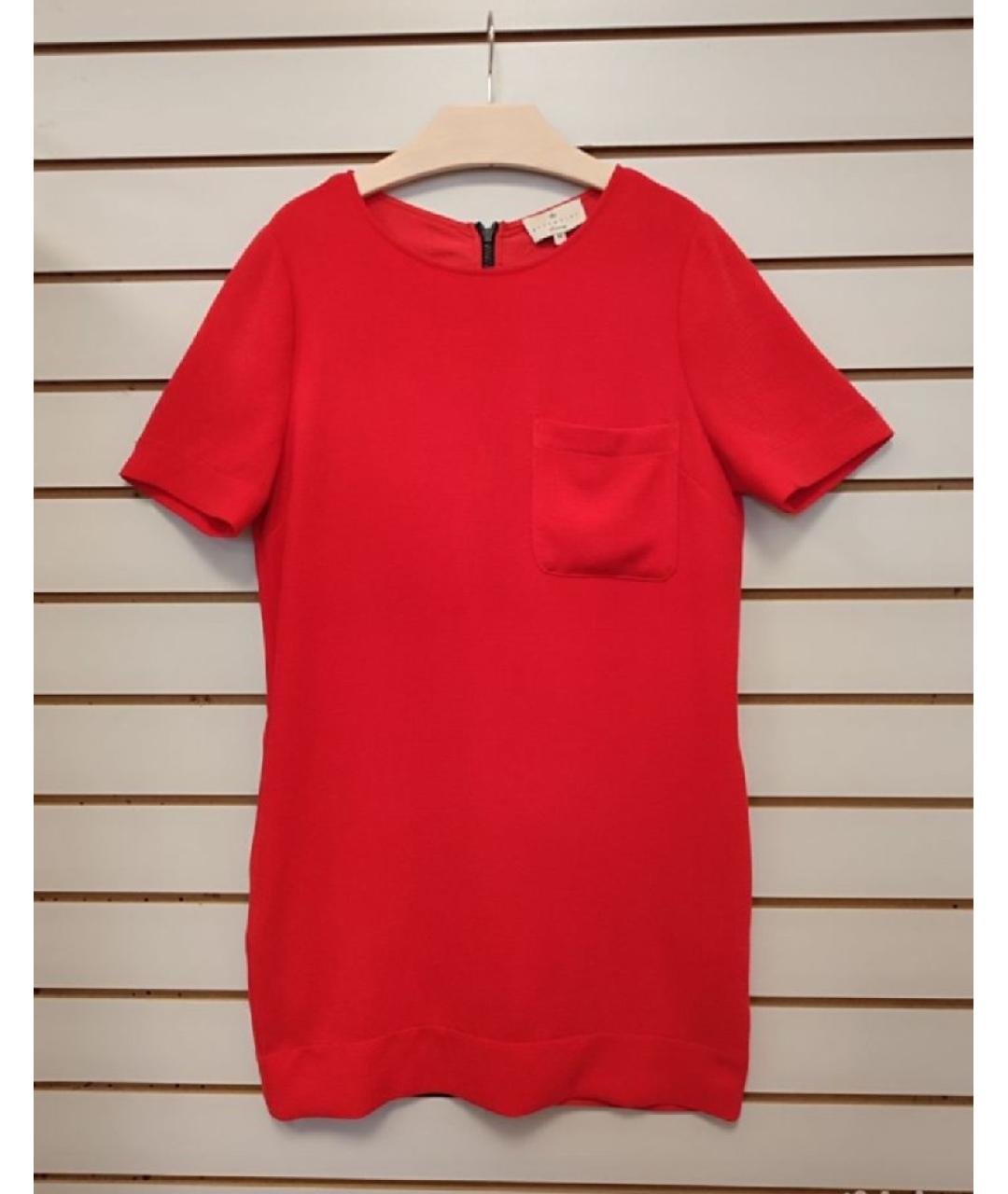 ESSENTIEL ANTWERP Красное полиэстеровое повседневное платье, фото 9