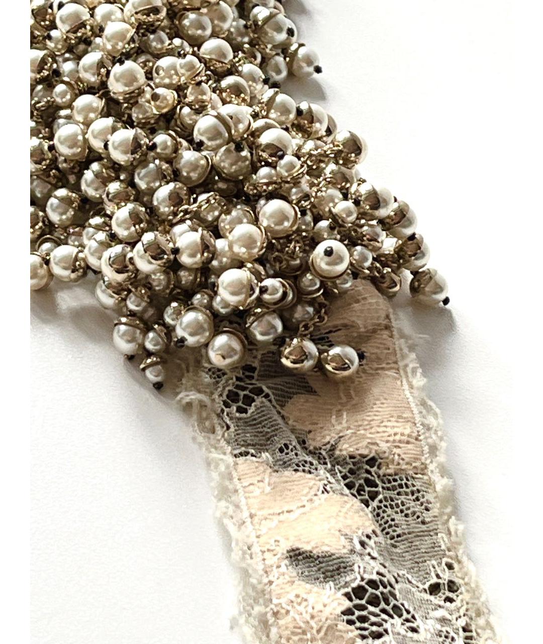 CHRISTIAN DIOR Белое колье, фото 4