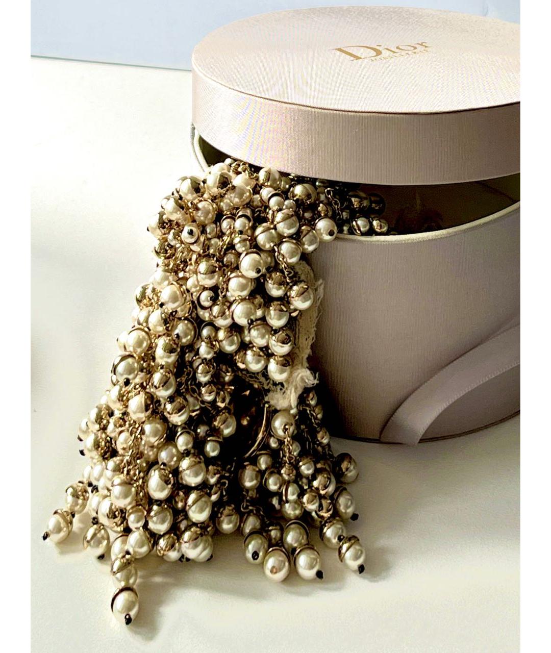 CHRISTIAN DIOR Белое колье, фото 8