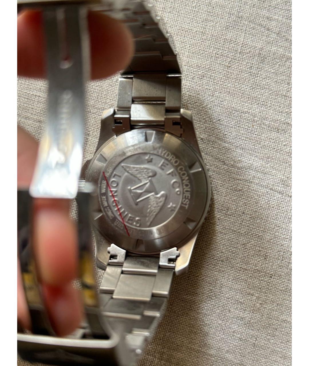 LONGINES Серебряные стальные часы, фото 2
