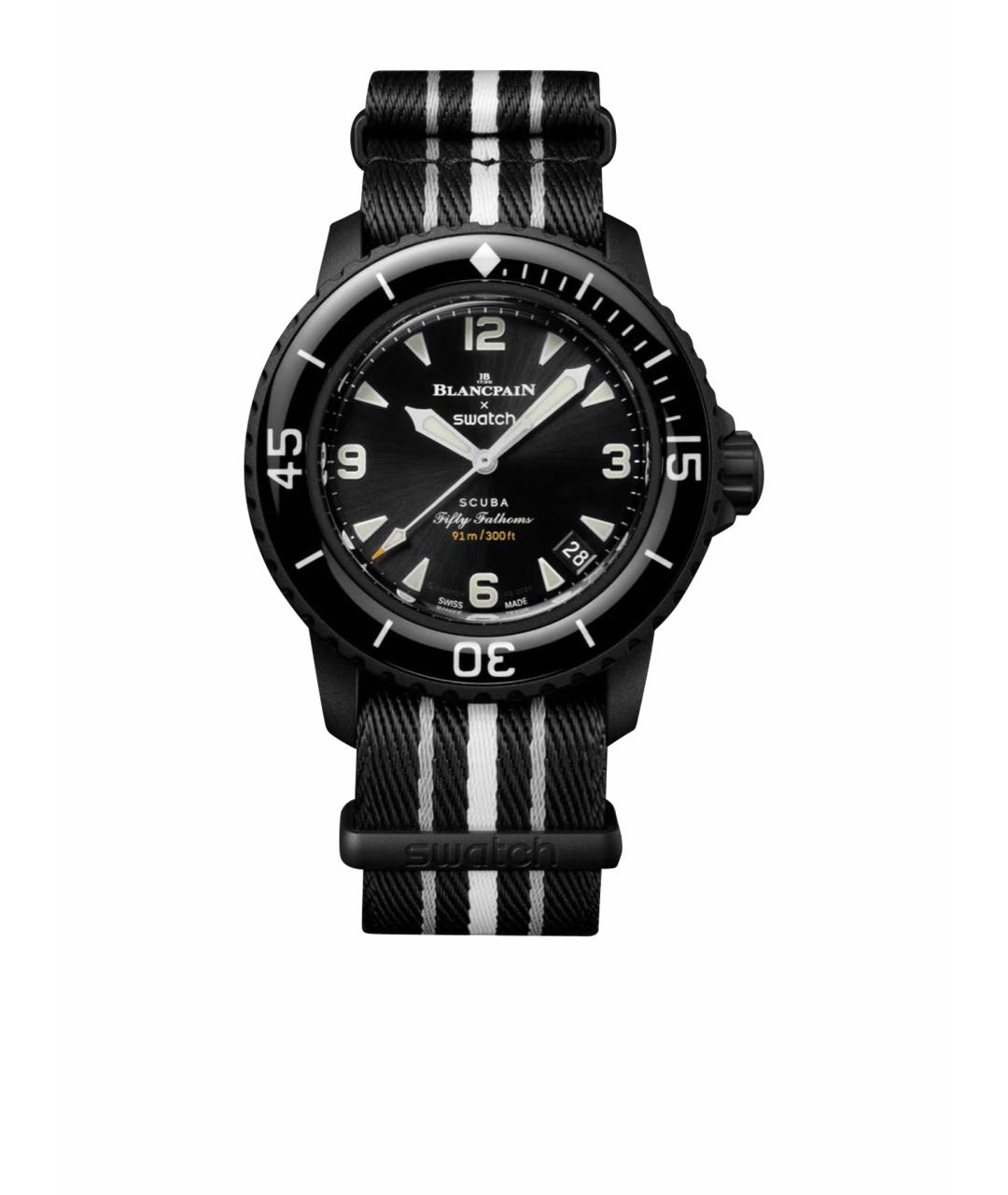 Blancpain Черные керамические часы, фото 1