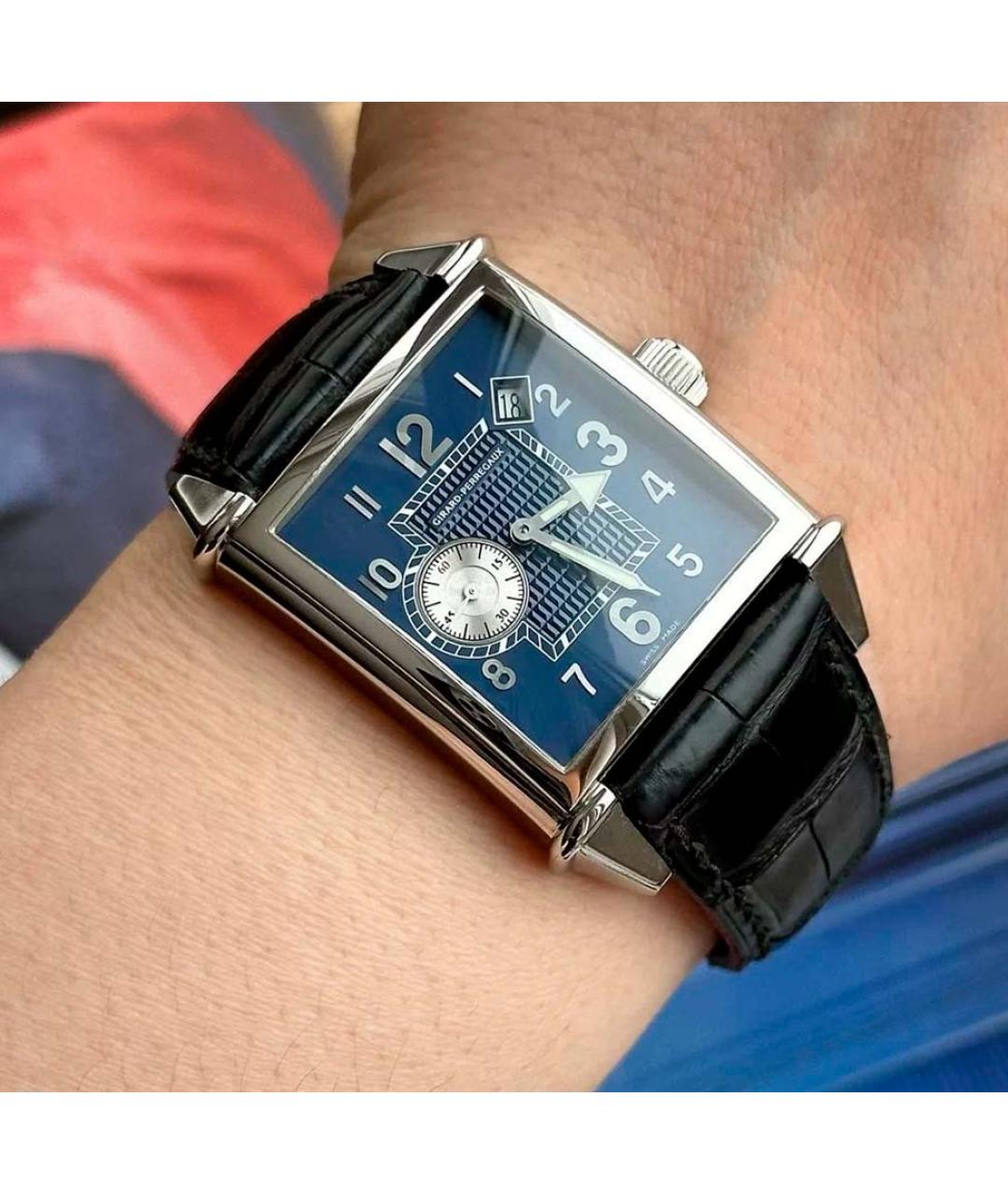 GIRARD PERREGAUX Синие стальные часы, фото 7