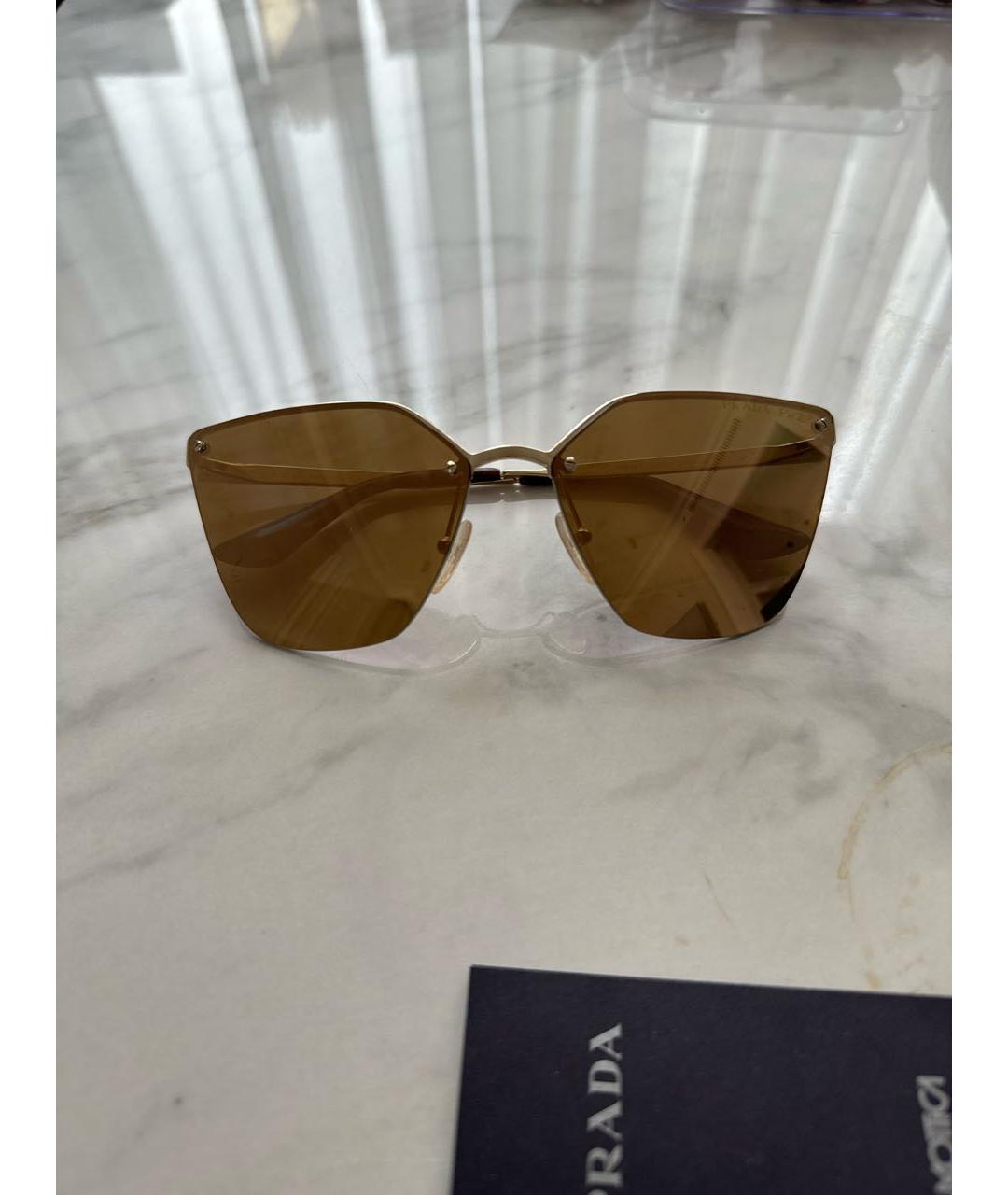 Prada pr 68ts gold on sale