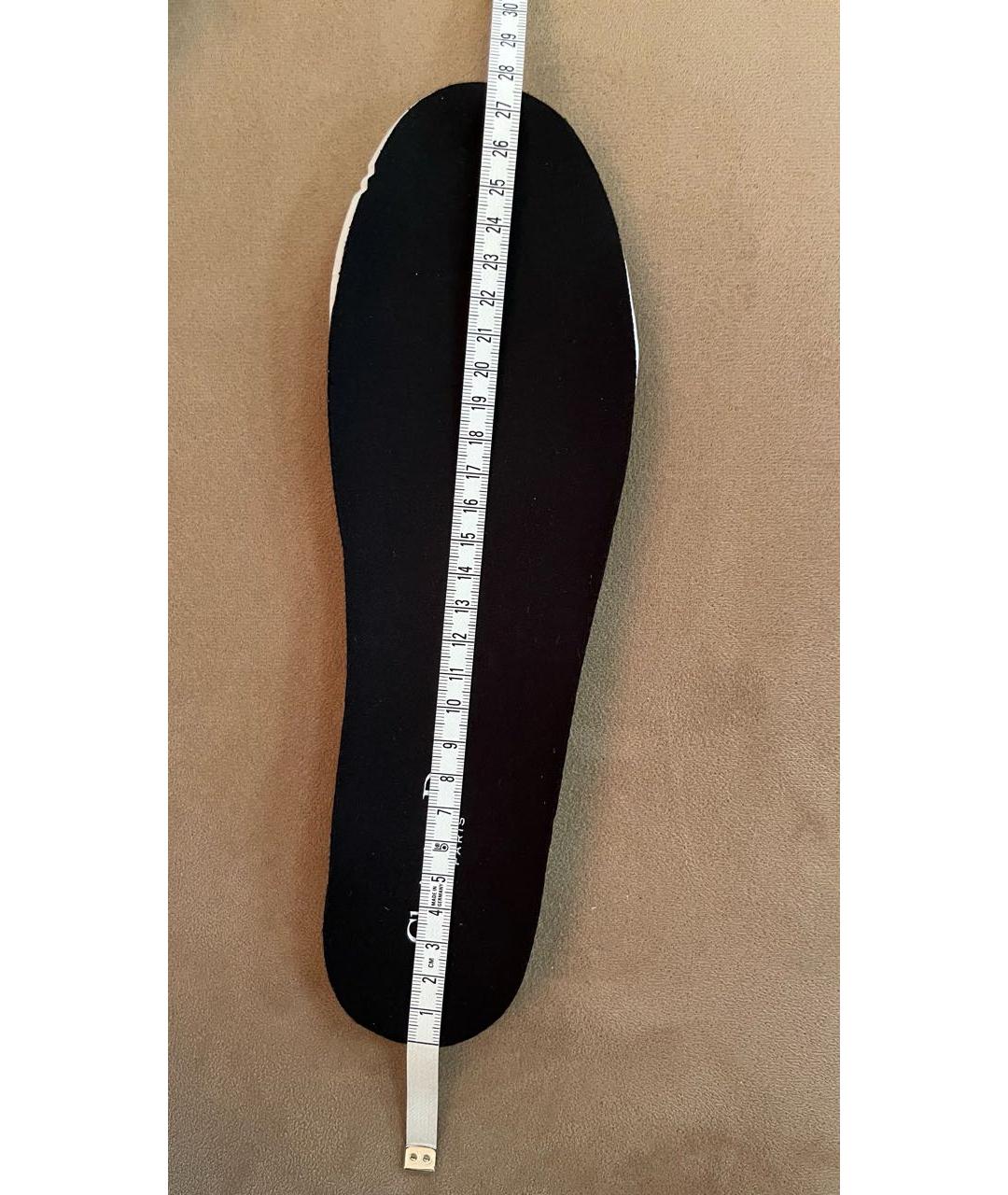 CHRISTIAN DIOR Темно-синие текстильные ботинки, фото 6