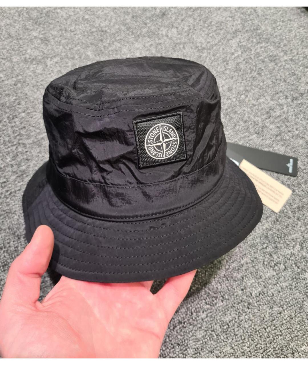 STONE ISLAND Черная шляпа, фото 3