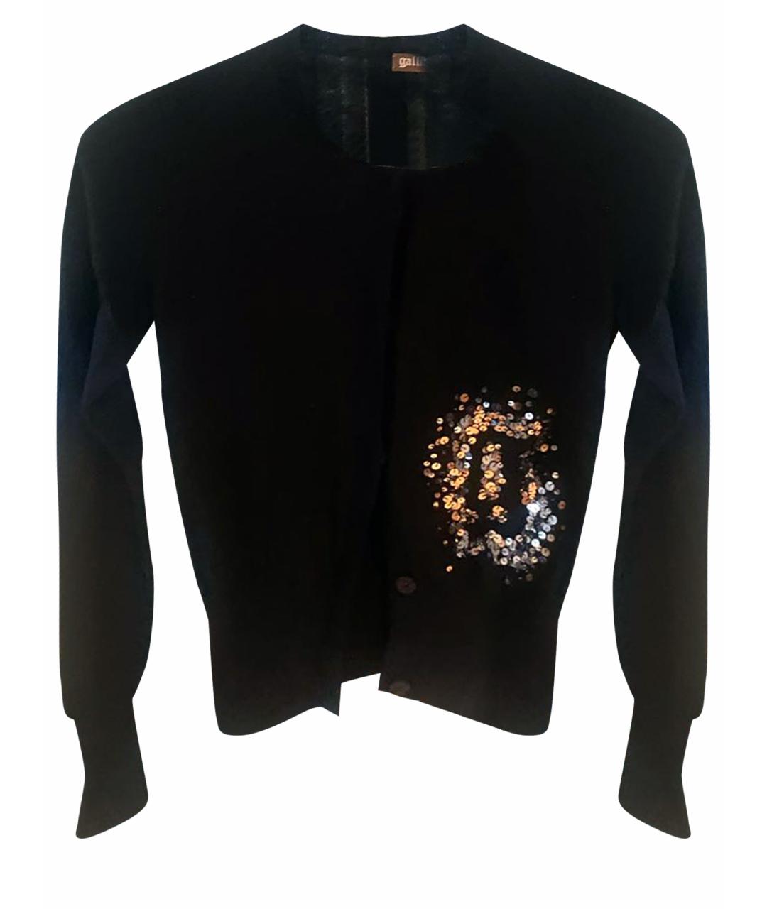 GIULIANO GALIANO Черный хлопковый джемпер / свитер, фото 1