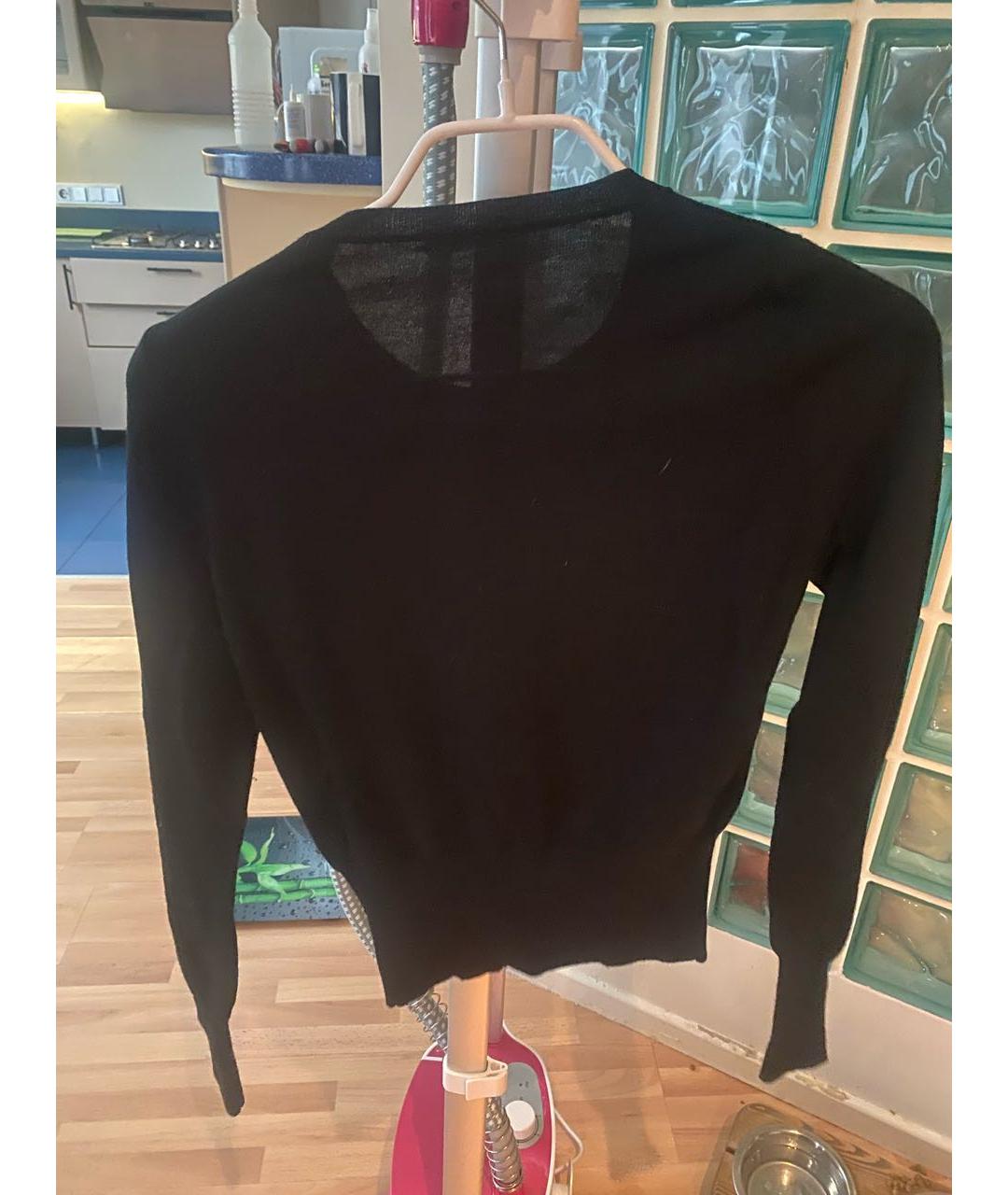 GIULIANO GALIANO Черный хлопковый джемпер / свитер, фото 2