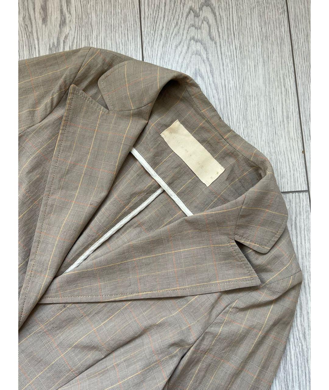 DOROTHEE SCHUMACHER Бежевый хлопко-эластановый жакет/пиджак, фото 3