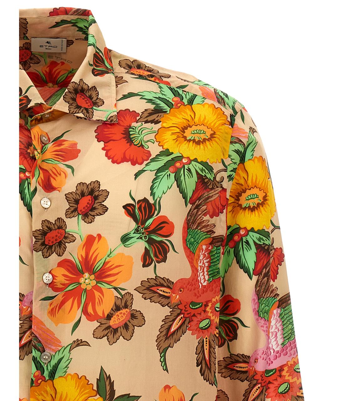 ETRO Мульти хлопковая кэжуал рубашка, фото 3