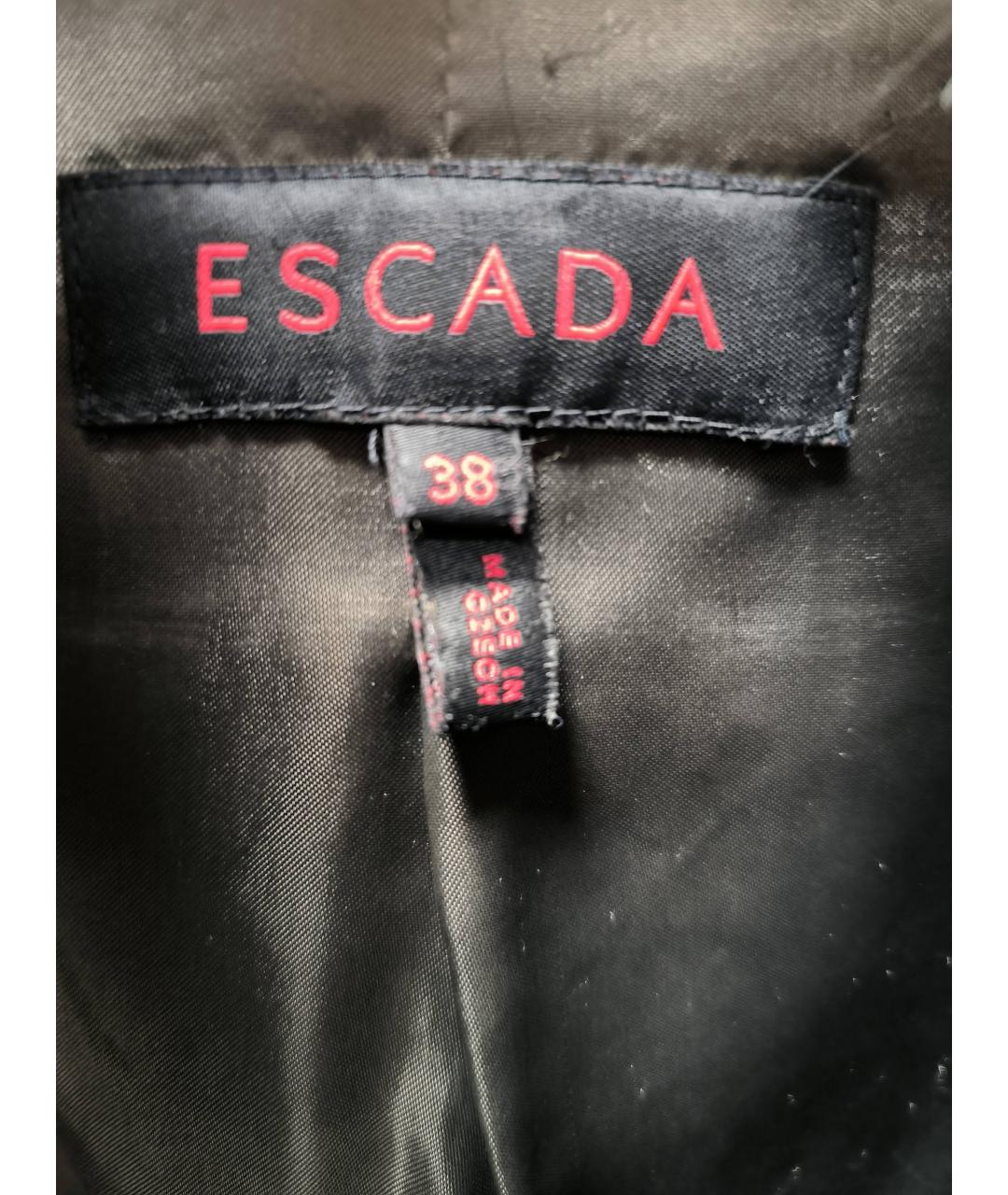 ESCADA Хаки меховой жакет/пиджак, фото 3