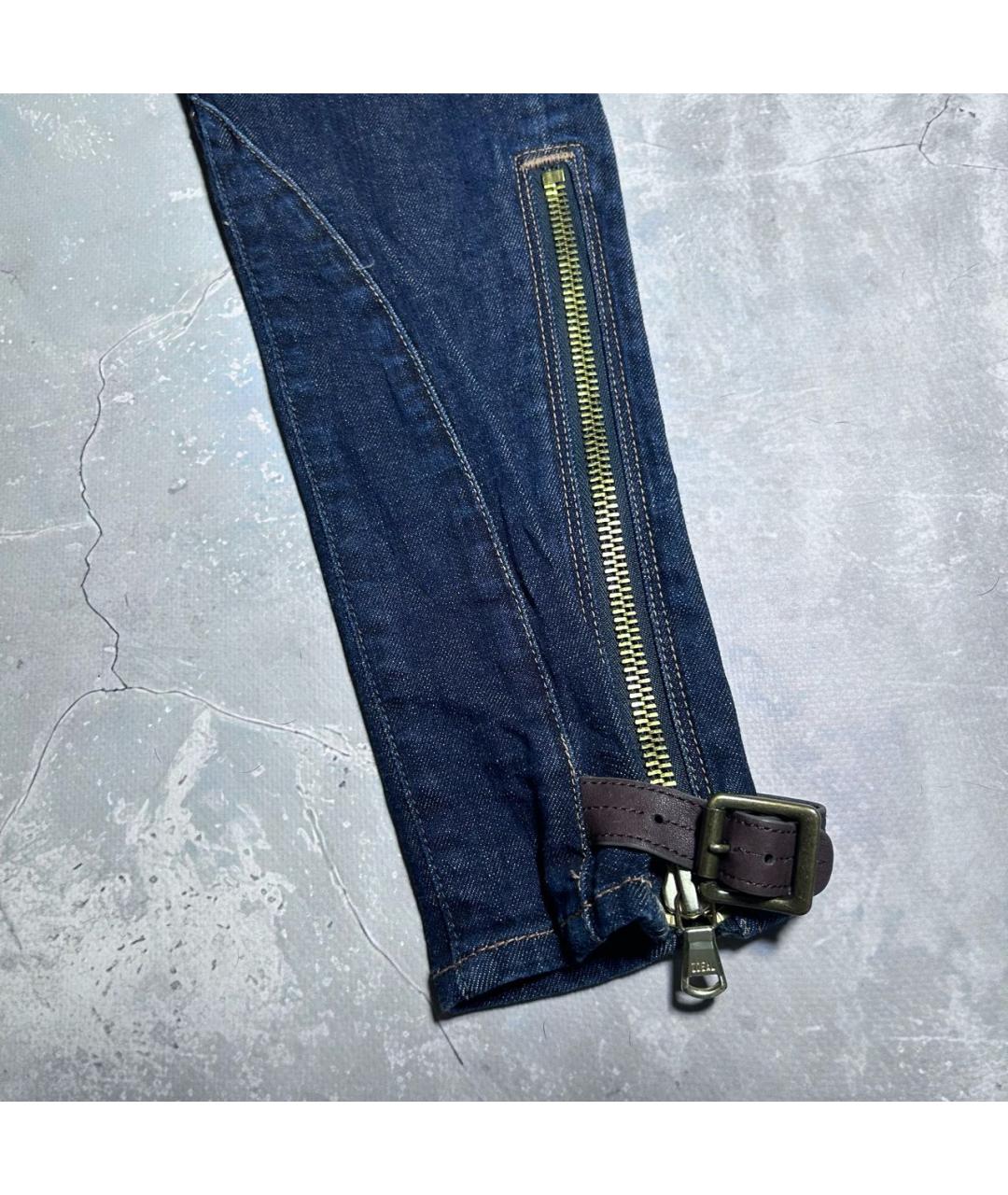 POLO RALPH LAUREN Темно-синие хлопко-эластановые джинсы слим, фото 7
