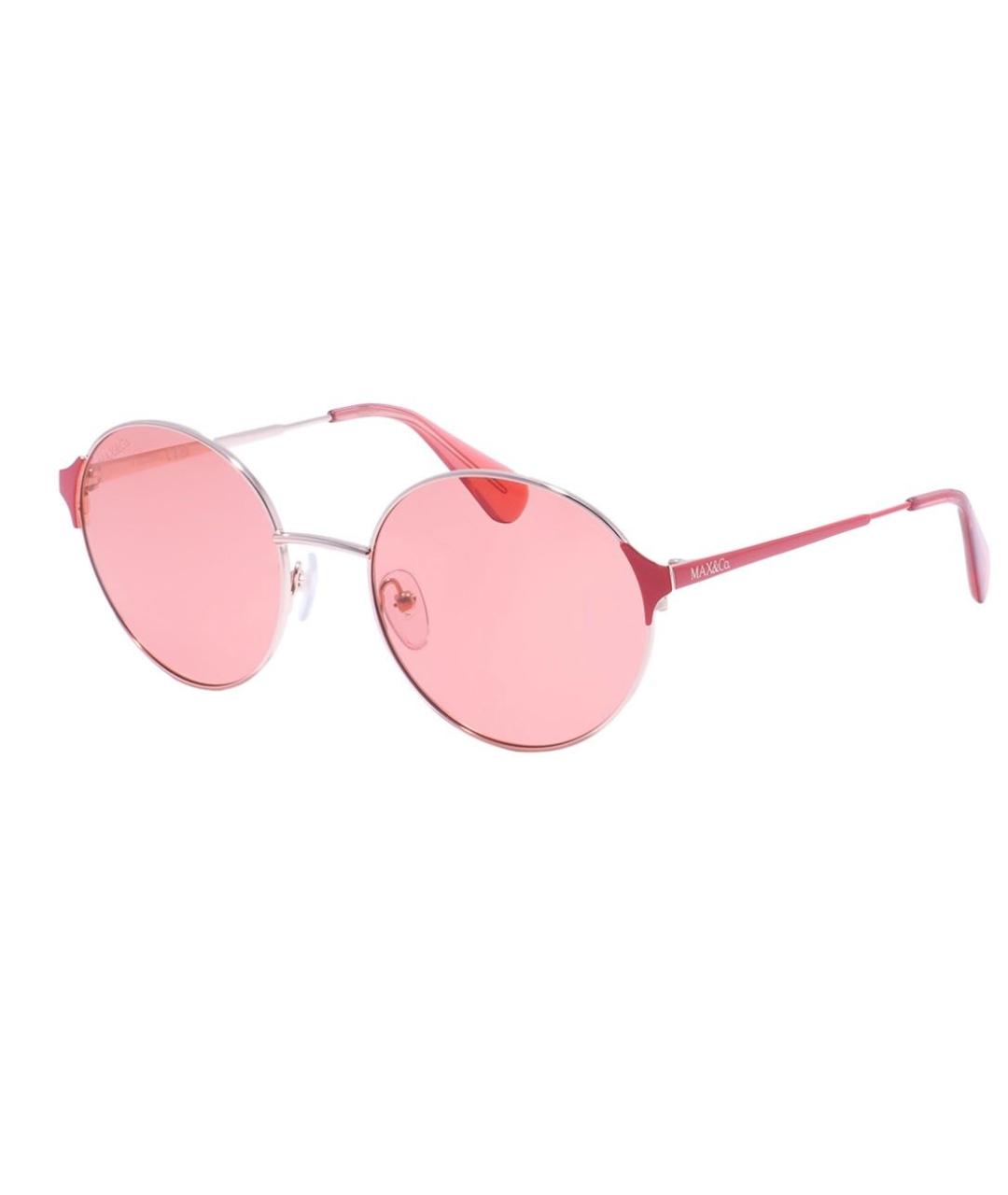 MAX&CO Розовые металлические солнцезащитные очки, фото 1