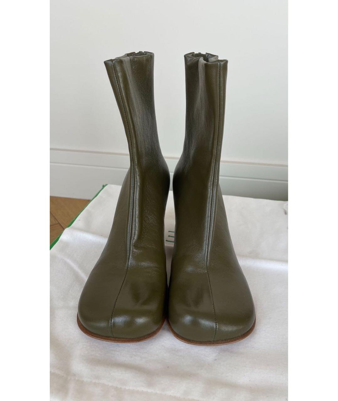 BOTTEGA VENETA Кожаные ботильоны, фото 2