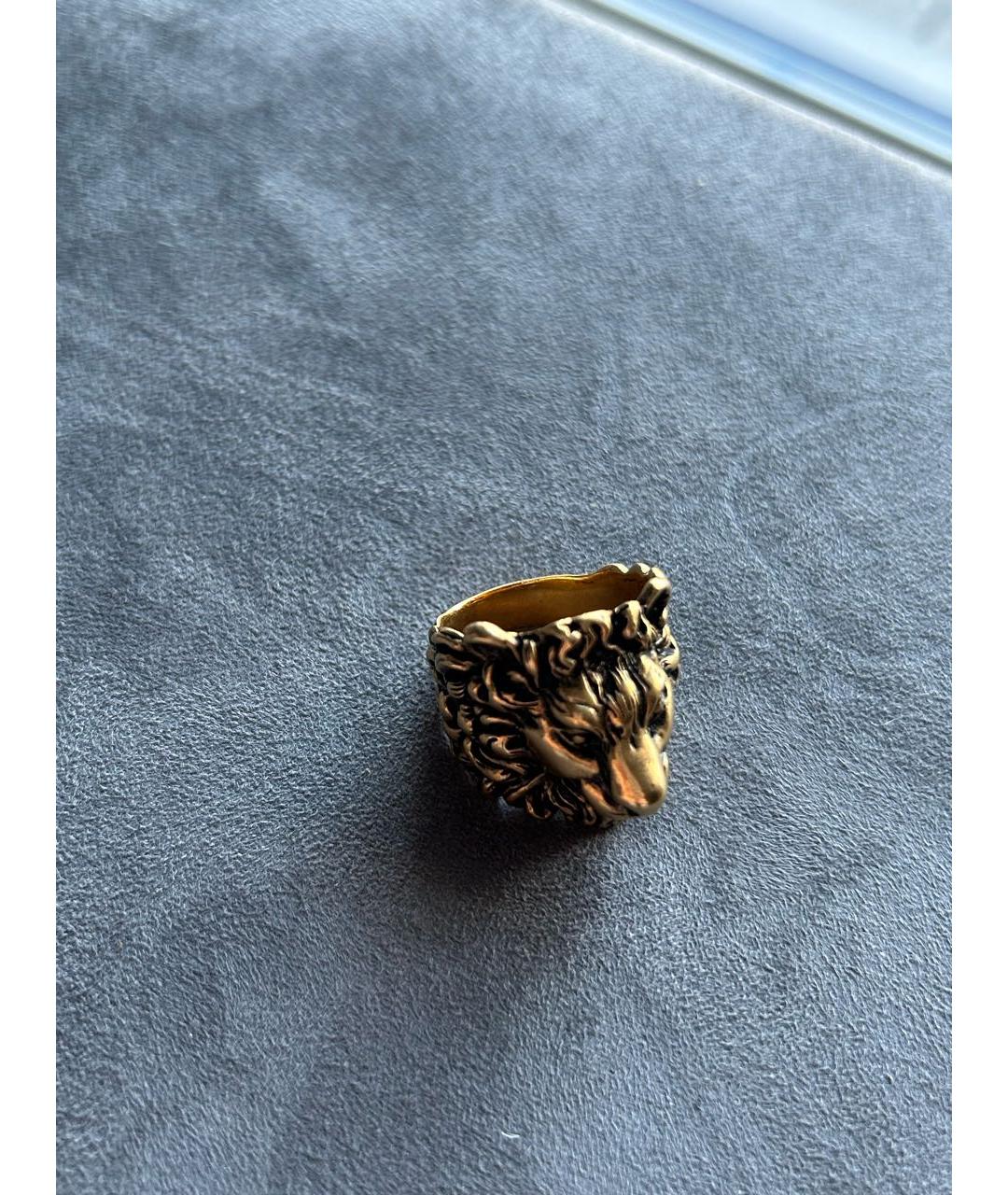 GUCCI Золотое латунное кольцо, фото 2