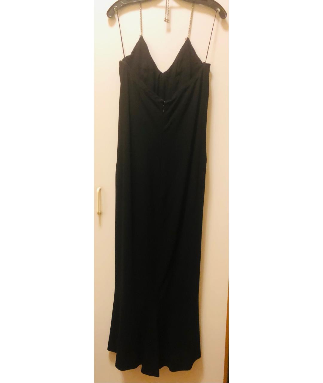 CHANEL PRE-OWNED Черное шерстяное вечернее платье, фото 2