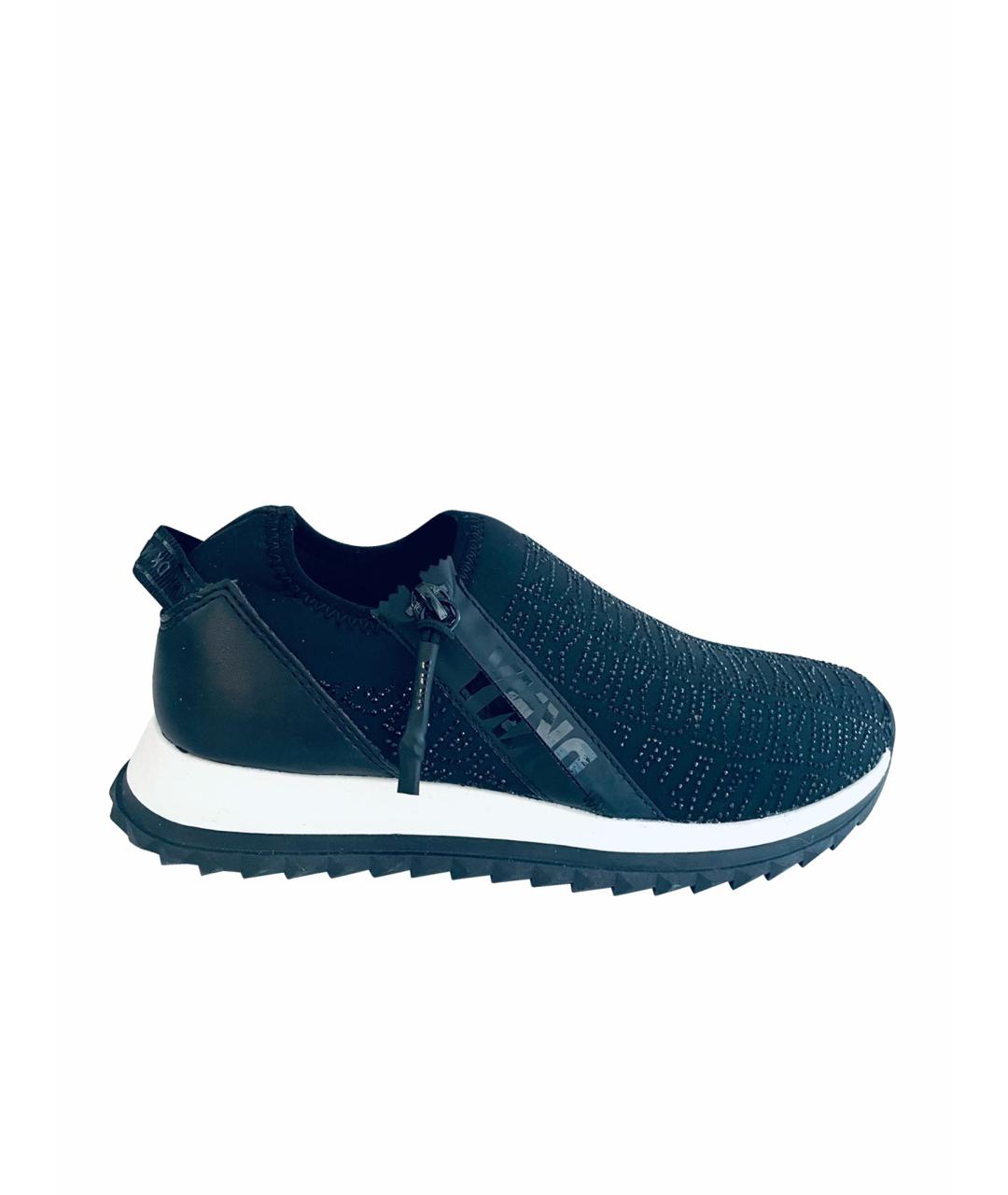 DKNY Черные текстильные кроссовки, фото 1