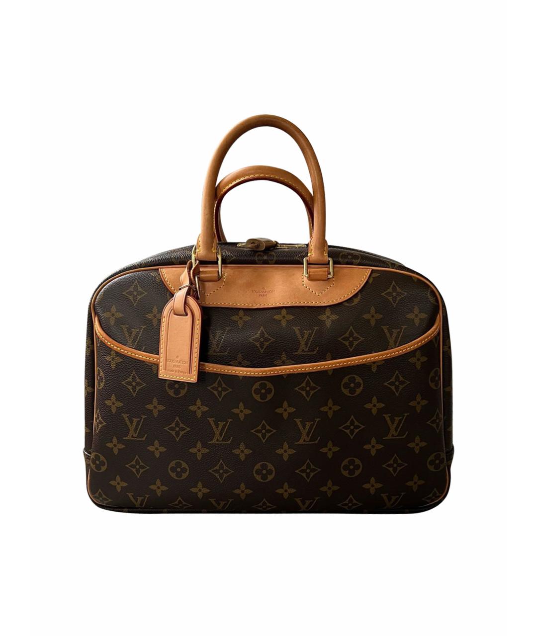 LOUIS VUITTON Коричневая сумка с короткими ручками, фото 1
