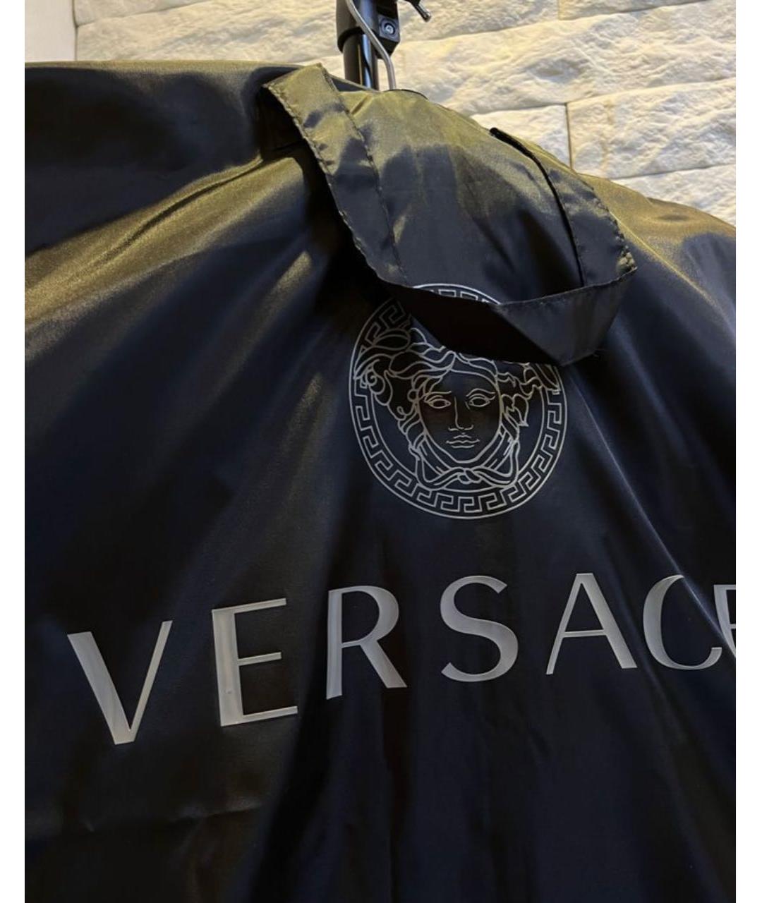 VERSACE Черная куртка, фото 5