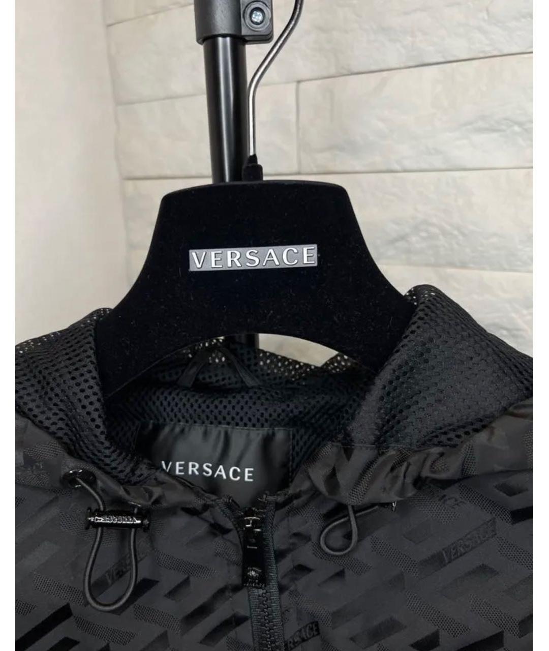 VERSACE Черная куртка, фото 3