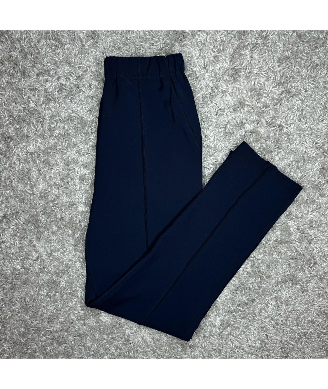 FENDI Темно-синие брюки узкие, фото 2
