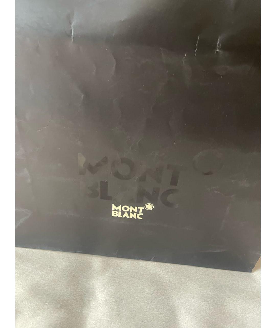 MONTBLANC Черный тканевый портфель, фото 4
