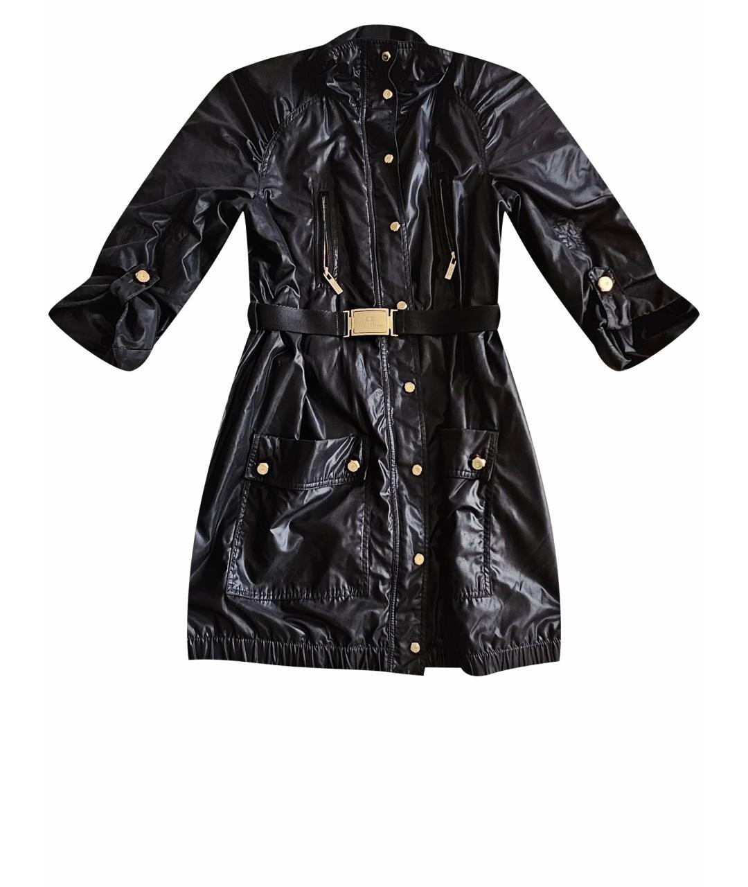 ELISABETTA FRANCHI Черная полиамидовая куртка, фото 1