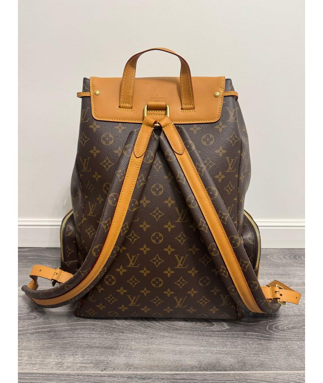 LOUIS VUITTON Коричневый рюкзак, фото 2