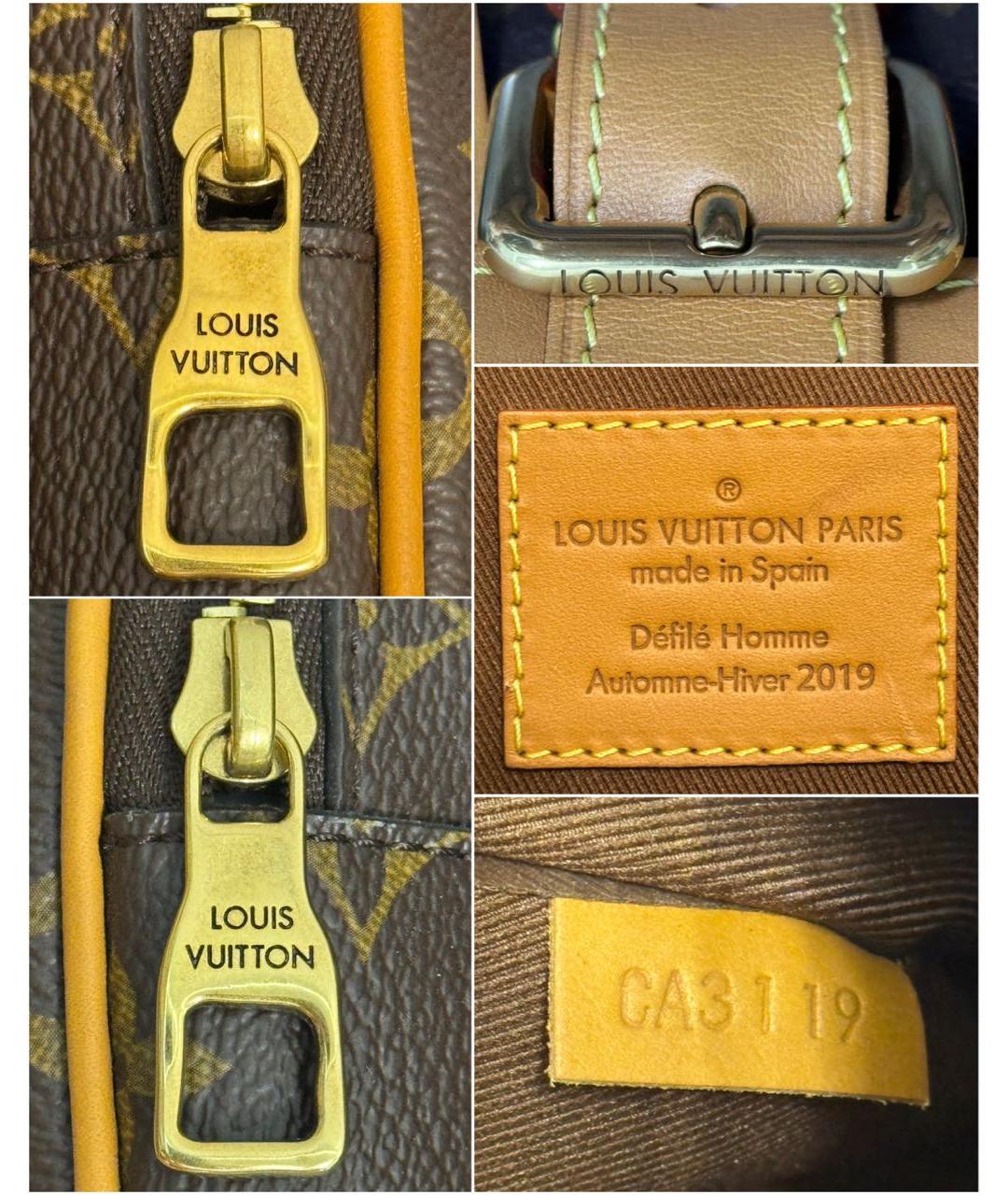 LOUIS VUITTON Коричневый рюкзак, фото 7