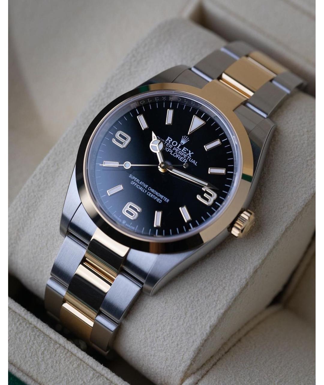 ROLEX Черные часы, фото 2