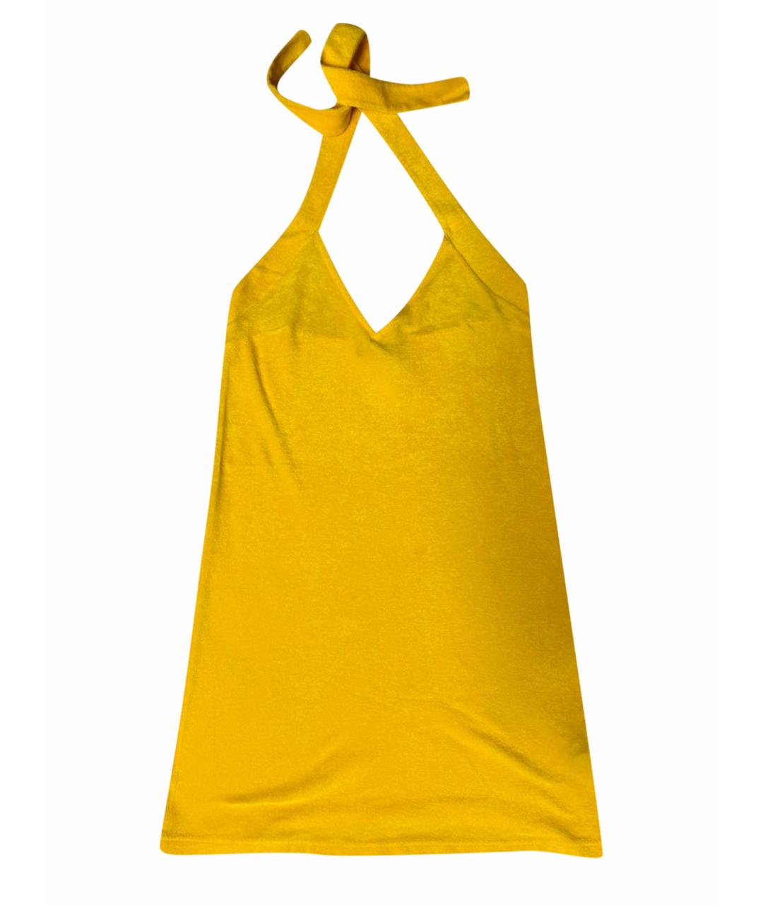 VILEBREQUIN Желтый хлопковый сарафан, фото 1
