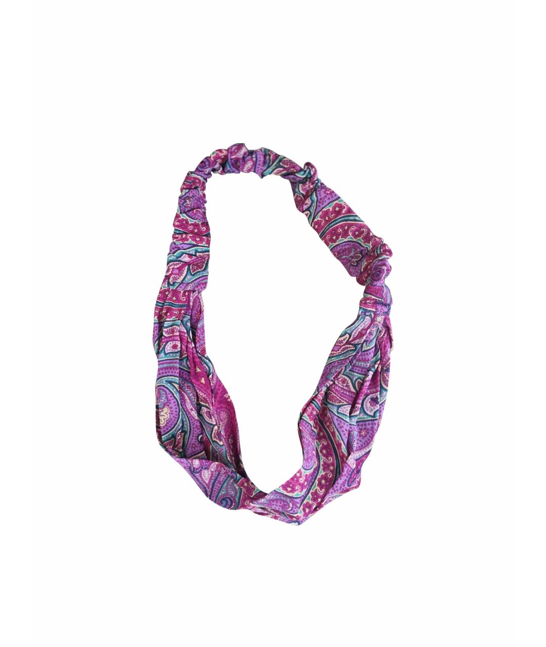 ETRO Фиолетовая повязка на голову, фото 1