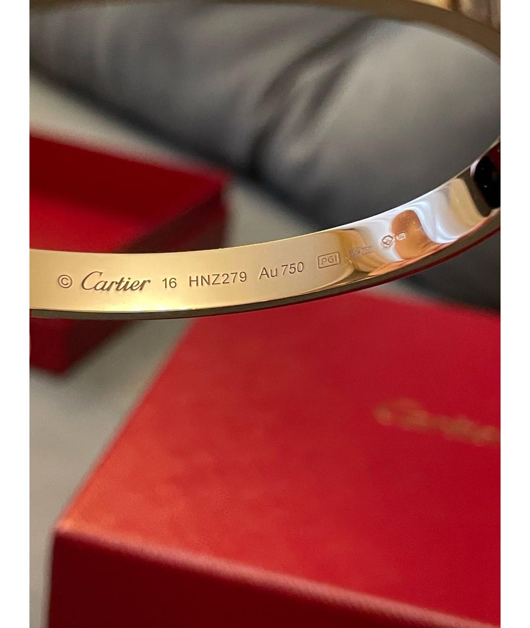 CARTIER Розовый браслет из розового золота, фото 4