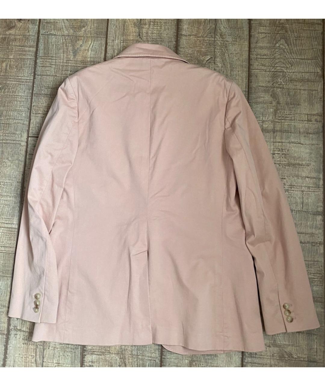 POLO RALPH LAUREN Розовый хлопковый жакет/пиджак, фото 2