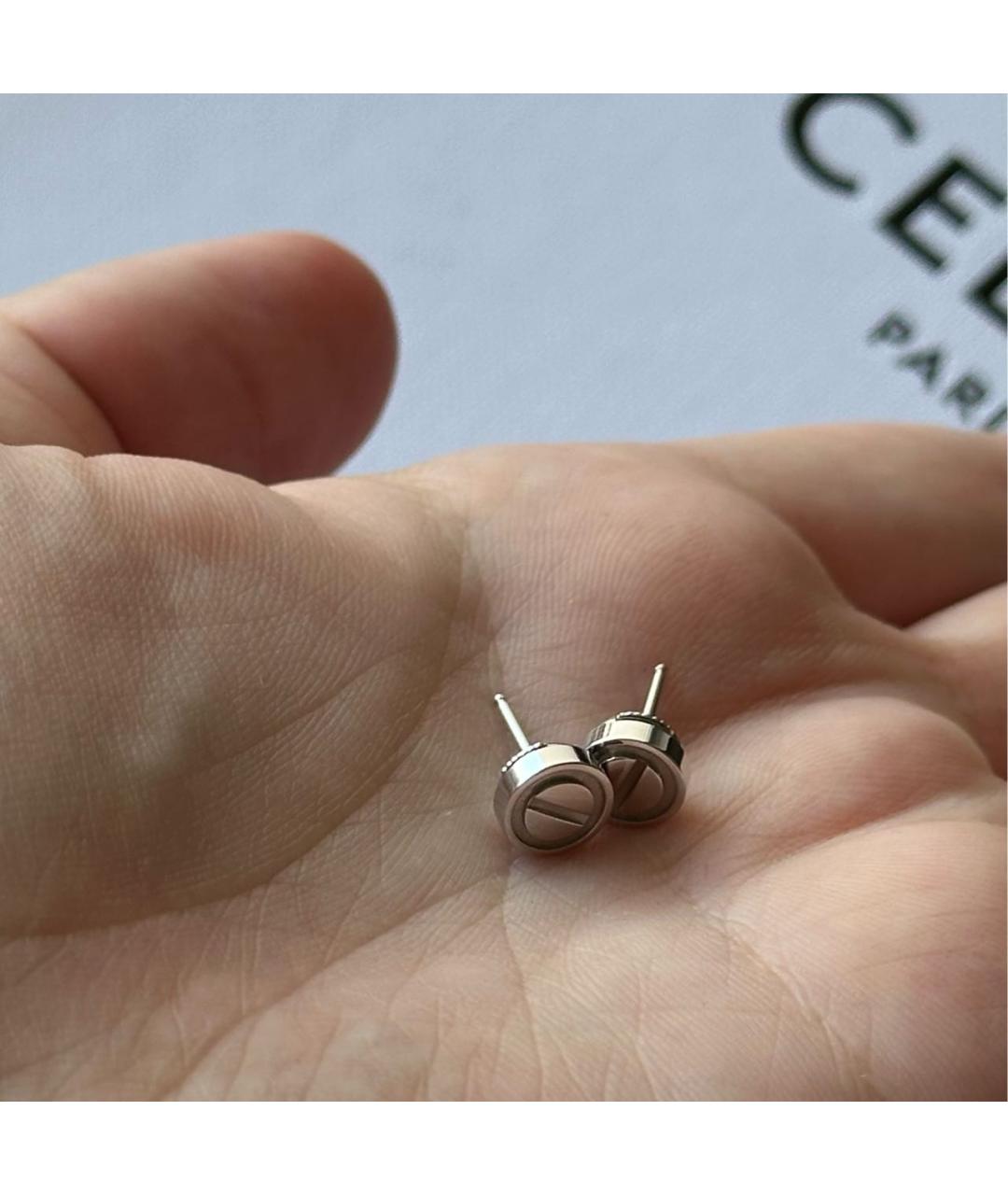 CARTIER Серебряные серьги из белого золота, фото 3